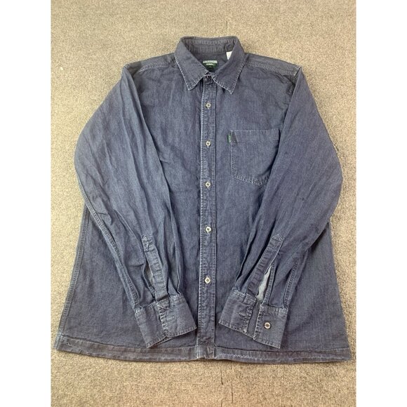 Paul Smith Jeans Mens 100% Cotton Long Sleeve Button Up Shirt Size M Blue - Picture 2 of 10